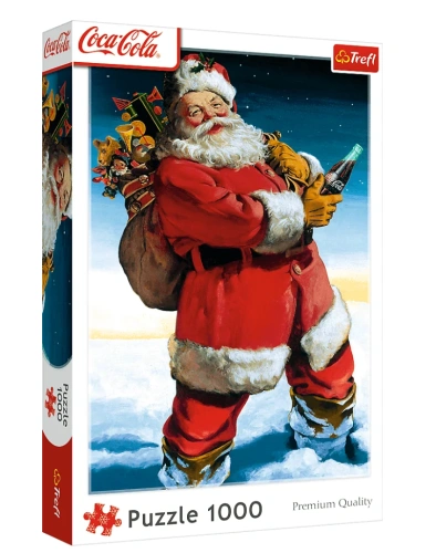 Puzzle - 1000 XMAS - Coca-Cola: Mikołaj na śniegu - Trefl 10923