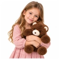 Pluszowy Niedźwiedź Przytulanka Maskotka Obciążeniowy Brązowy 30cm