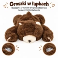 Pluszowy Niedźwiedź Przytulanka Maskotka Obciążeniowy Brązowy 30cm