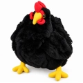 Pluszowa Kura Maskotka Przytulanka Miękka Puszysta Czarna 40 cm