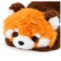 Mała Pluszowa Panda Czerwona Przytulanka Maskotka Rudawo-Brązowa 16 cm