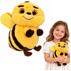 Pluszowa Pszczółka Maskotka Przytulanka Miękka Pszczoła Żółta 33 cm
