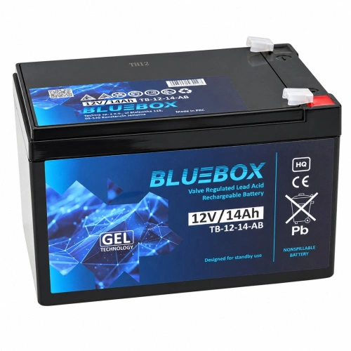 BLUEBOX Akumulator Żelowy VRLA AGM 12V14Ah Do Auta Na Akumulator