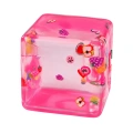 Gniotek Antystresowy Kostka Lodu Ice Cube Squishy Przezroczysty Owoce 5cm