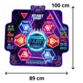 Mata Taneczna Interaktywna Bluetooth 5 Poziomów Światła LED Muzyka