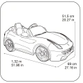 FEBER SAMOCHÓD NA AKUMULATOR 6V FERRARI FF 07680