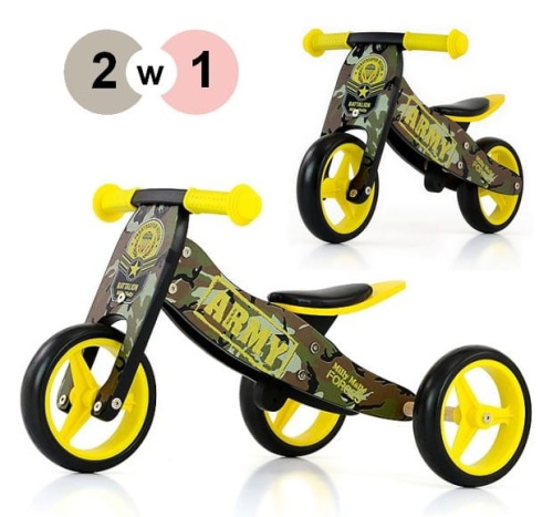 MILLY MALLY ROWEREK BIEGOWY 2w1 JAKE ARMY