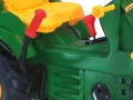 ROLLY TOYS TRAKTOR NA PEDAŁY Z ŁYŻKĄ, BIEGAMI I HAMULCEM JOHN DEERE 3-8 LAT 710126