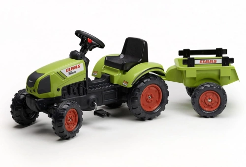 FALK TRAKTOR NA PEDAŁY Z PRZYCZEPĄ CLAAS ARION 2-5 LAT 2040C