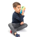 TENDER LEAF TOYS DREWNIANY PAW Z KOLOROWYMI SZYBKAMI - POZNAJEMY KOLORY TL8338