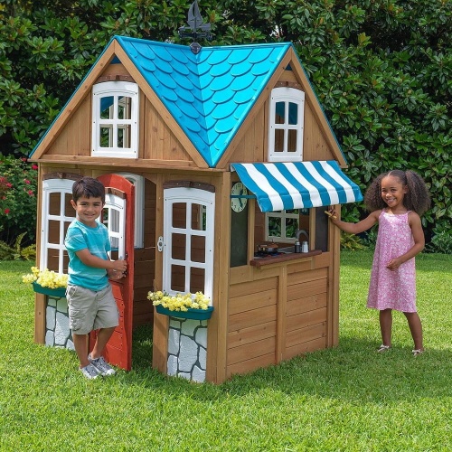 KIDKRAFT DOMEK OGRODOWY DREWNIANY SEASIDE COTTAGE 00402