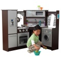 KIDKRAFT KUCHNIA NAROŻNA ZE ŚWIATŁEM ESPRESSO 53365