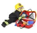 TRUNKI JEŻDŻĄCA WALIZECZKA - JEŹDZIK WALIZKA 2w1 WÓZ STRAŻACKI FRANK 0254