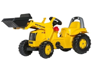 ROLLY TOYS TRAKTOR NA PEDAŁY Z ŁYŻKĄ KID NEW HOLLAND 2-5 LAT 025053