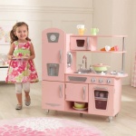 KIDKRAFT DREWNIANA KUCHNIA DO ZABAWY PINK VINTAGE 53179