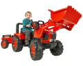 FALK DUŻY TRAKTOR NA PEDAŁY Z PRZYCZEPĄ I ŁYŻKĄ KUBOTA 3-7 LAT 2060AM 
