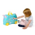 TRUNKI JEŻDŻĄCA WALIZECZKA - JEŹDZIK WALIZKA 2w1 JEDNOROŻEC UNA 0287
