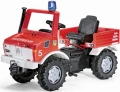 ROLLY TOYS SAMOCHÓD NA PEDAŁY MERCEDES UNIMOG STRAŻ POŻARNA 036639