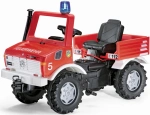 ROLLY TOYS SAMOCHÓD NA PEDAŁY MERCEDES UNIMOG STRAŻ POŻARNA 3-8 LAT 036639
