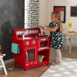 KIDKRAFT  KUCHNIA KLASYCZNA CZERWONA 53362