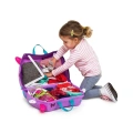 TRUNKI JEŻDŻĄCA WALIZECZKA - JEŹDZIK WALIZKA 2w1 KOTEK CASSIE 0322