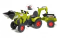 FALK DUŻY TRAKTOR NA PEDAŁY Z PRZYCZEPĄ, ŁYŻKĄ I ŁADOWARKĄ CLAAS AXOS 3-7 LAT 1010Y