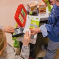 SMOBY ELEKTRONICZNY SUPERMARKET Z KASĄ I WÓZKIEM 350213