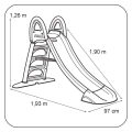 FEBER ZJEŻDŻALNIA OGRODOWA / ŚLIZG WODNY 190 CM 9592
