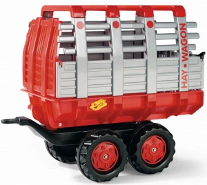 ROLLY TOYS PRZYCZEPA HAY WAGON CZERWONA 122820