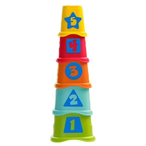 CHICCO UKŁADANKA KUBECZKOWA WIEŻA SORTER KSZTAŁTÓW 2w1 9373