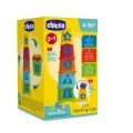 CHICCO UKŁADANKA KUBECZKOWA WIEŻA SORTER KSZTAŁTÓW 2w1 9373