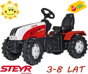 ROLLY TOYS TRAKTOR NA PEDAŁY FARMTRAC STEYR 3-8 LAT 035304