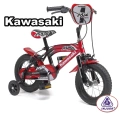 INJUSA ROWER KAWASAKI MX Z BOCZNYMI KÓŁKAMI 12" CZERWONY 12100