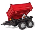 ROLLY TOYS PRZYCZEPA WYWROTKA DO TRAKTORA MEGA TRAILER CZERWONA 2 OSIE 123018