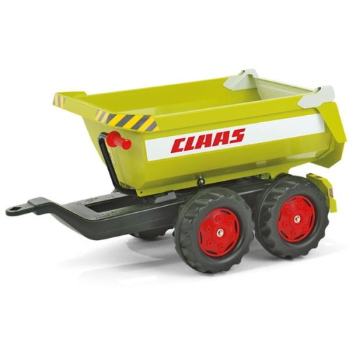 ROLLY TOYS PRZYCZEPA WYWROTKA DO TRAKTORA HALFPIPE TRAILER CLAAS DWUOSIOWA 122219