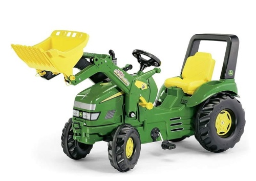 ROLLY TOYS TRAKTOR NA PEDAŁY Z ŁYŻKĄ X-TRAC JOHN DEERE 3-10 LAT 046638