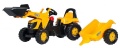 ROLLY TOYS TRAKTOR NA PEDAŁY JCB Z PRZYCZEPĄ I ŁYŻKĄ 023837