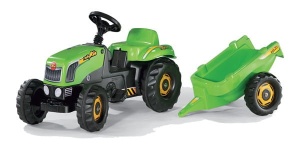 ROLLY TOYS TRAKTOR Z PRZYCZEPĄ KID ZIELONY 2,5-5 LAT 012169