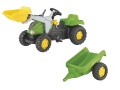 ROLLY TOYS TRAKTOR NA PEDAŁY Z ŁYŻKĄ I PRZYCZEPĄ KID ZIELONY 2,5-5 LAT 023134