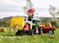 ROLLY TOYS TRAKTOR NA PEDAŁY Z ŁYŻKĄ I PRZYCZEPĄ KID CZERWONY 2,5-5 LAT 023127