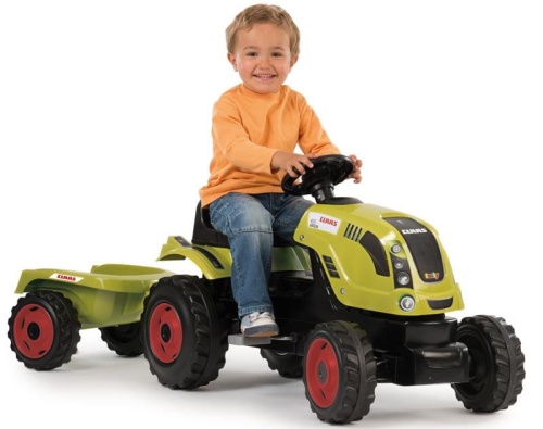 SMOBY TRAKTOR FARMER XL Z PRZYCZEPĄ CLAAS 710114