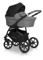RIKO WÓZEK GŁĘBOKO-SPACEROWY 2w1 BASIC ANTHRACITE