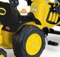 INJUSA TRAKTOR NA PEDAŁY EXCAVATOR Z PRZYCZEPĄ I ŁYŻKĄ ŚWIATŁO DŹWIĘK 410