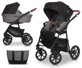RIKO WÓZEK GŁĘBOKO-SPACEROWY 2w1 BASIC ANTHRACITE