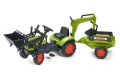 FALK TRAKTOR NA PEDAŁY Z PRZYCZEPĄ, ŁYŻKĄ I ŁADOWARKĄ CLAAS ARION 2-5 LAT 2040N 