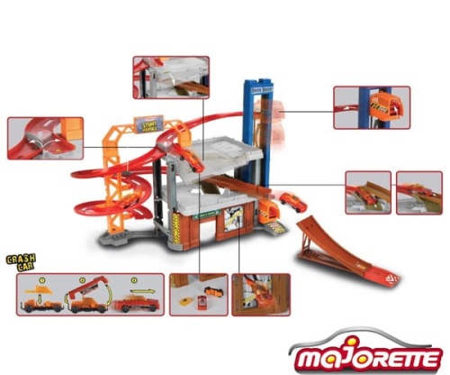 MAJORETTE Stunt Heroes Grand Set