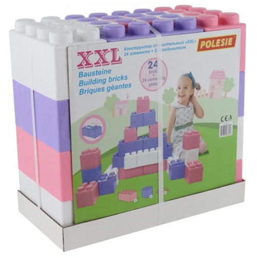Wader QT Klocki XXL 24 elem + Łącznik 24 elem