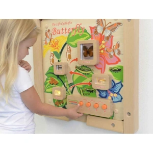 MASTERKIDZ TABLICA EDUKACYJNA CYKL ŻYCIA MOTYLA ME12883