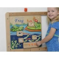 MASTERKIDZ TABLICA EDUKACYJNA CYKL ŻYCIA ŻABY ME13224