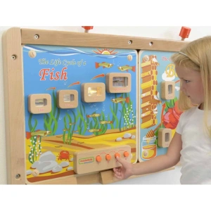 MASTERKIDZ TABLICA EDUKACYJNA CYKL ŻYCIA  RYBY ME13231